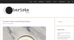 Desktop Screenshot of baristaarts.com